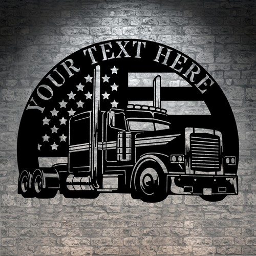 Personalized truck metal - personalized,