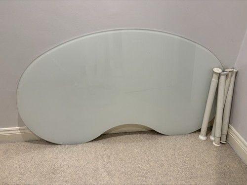 Ikea galant glass kidney shape - ikea,