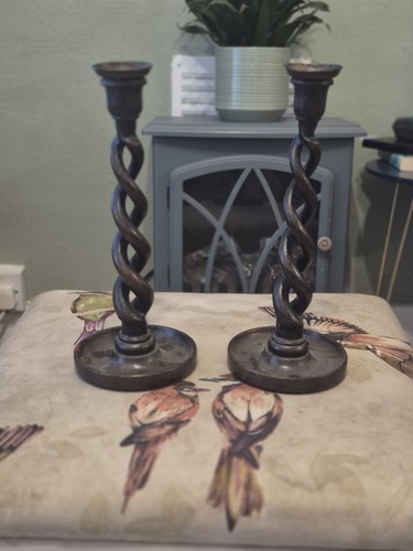 Pair antique english oak - antique,