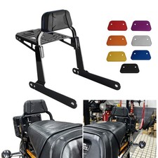 Shorty Backrest Sissy Bar w/Luggage Rack For Harley Dyna Street Bob FXDB/I 06-17