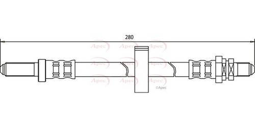 Apec rear right - right, brake