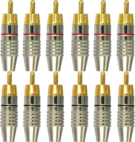 12pcs rca male plug - rca,
