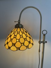 Tiffany Style Brass Plated Floor Lamp