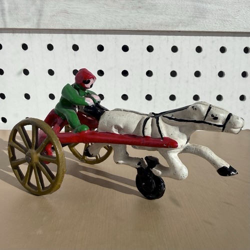 Antique style cast iron horse - cast,