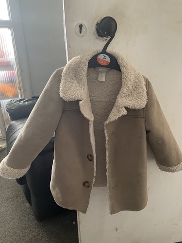 Beige girls coat age - beige, h&m