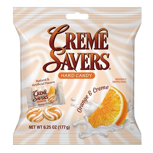 Creme savers hard candy orange - hard,