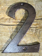 Rustic BROWN Cast Iron Metal