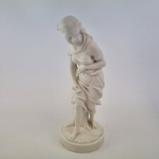 Antique 19th Century Parian Ware Figure Of A Lady 25cm High