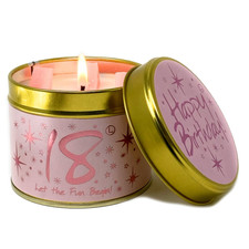 Lily-Flame Scented Candle Tin