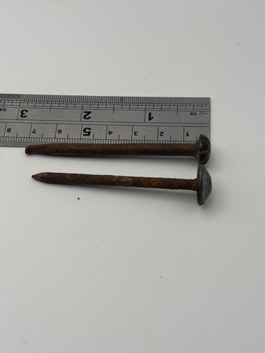 Two victorian brass head - two,