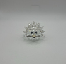 Swarovski Crystal Hedgehog Round With Silver Whiskers 1.5" Height Excellent