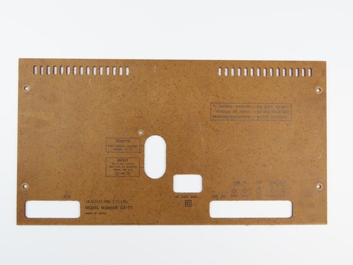 Akai rear back - back, panel