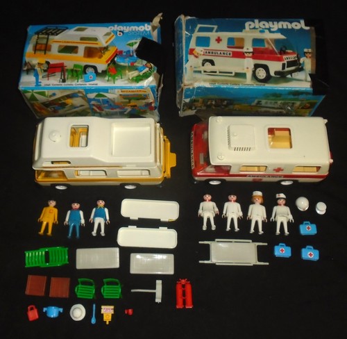 Vintage playmobil ambulance - vintage,