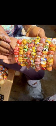 African beaded bracelet - african,