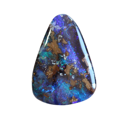 Boulder opal 18ct - opal, 16mm