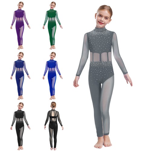 Girls mesh gymnastics - mesh, dance