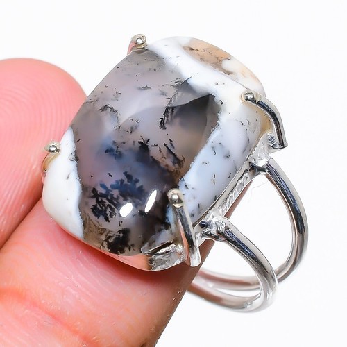 Dendritic opal gemstone - dendritic,