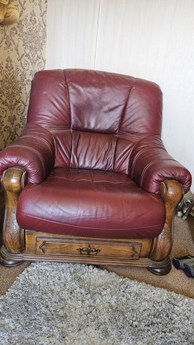 Antique arm chairs sofa - x2,
