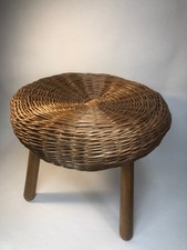 RARE VINTAGE WICKER TRIPOD