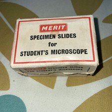 Vintage Merit Specimen Slides