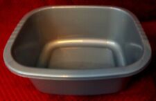 Silver Grey Wash Bowl Plastic