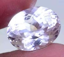 170 Ct Natural White Sapphire Oval Cut Certified Gemstone