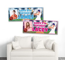 2 PERSONALISED PHOTO CRICKET