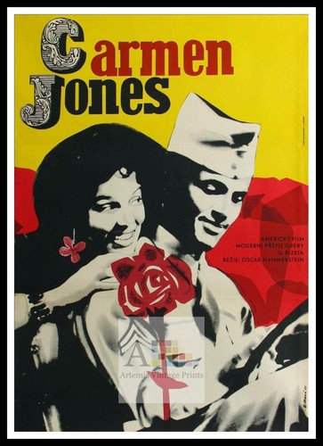 Carmen jones movie poster - carmen,