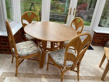 cane conservatory table and