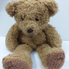 Debenhams Brown Teddy Bear Bow Plush Soft Toy (07)
