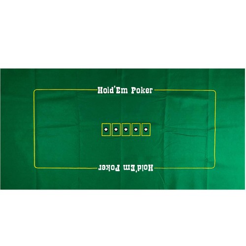 Poker table game mat layout - mat,