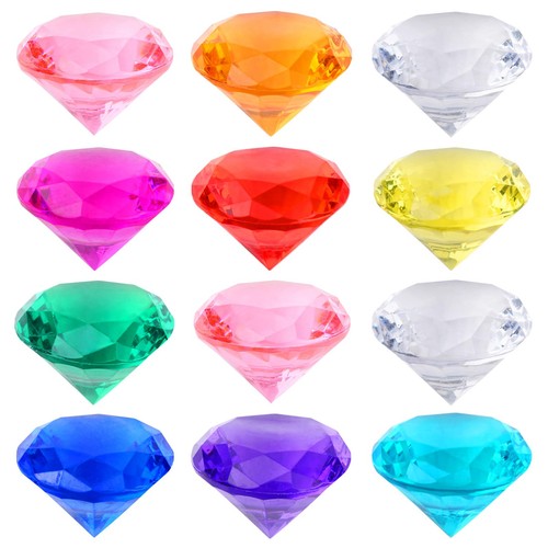 Pcs large acrylic diamond - 12,