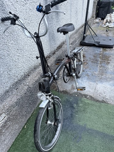 Vintage brompton folding bike - vintage,