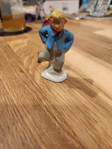 Vintage porcelain tintin - vintage, like