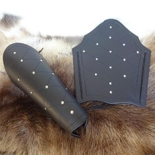 Roman Greek Leather Greaves