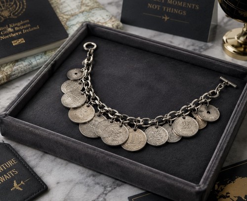 Vintage foreign coin - vintage, charm