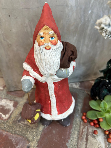 Vintage belsnickle paper mache - paper,