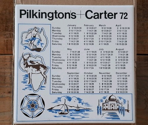 Vintage pilkington carter - pilkington's, +