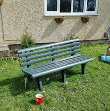 Plastic Garden Bench Large 3