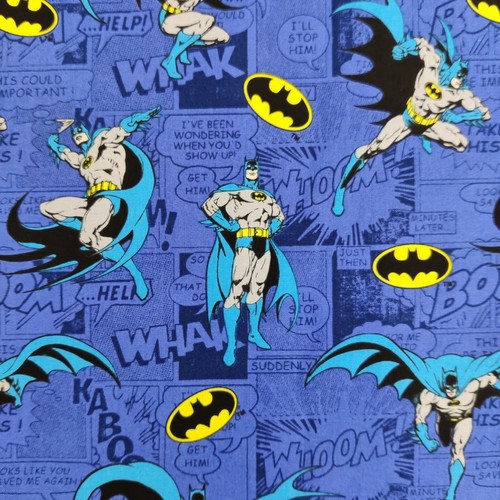 Batman cotton fabric blue - cotton,