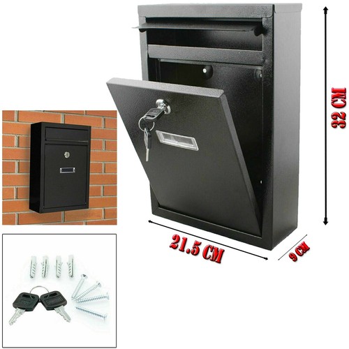 Wall mount mailbox - mount, black