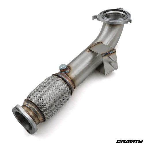 Stainless exhaust downpipe - 3",