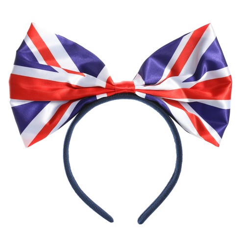 Union jack flag - bow, headband