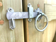 Ring latch field gate wooden