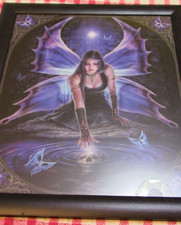 Anne stokes framed poster 22.5" x 18.5" Immortal flight