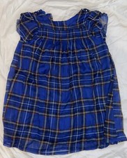 wild and gorgeous blue tartan Dress