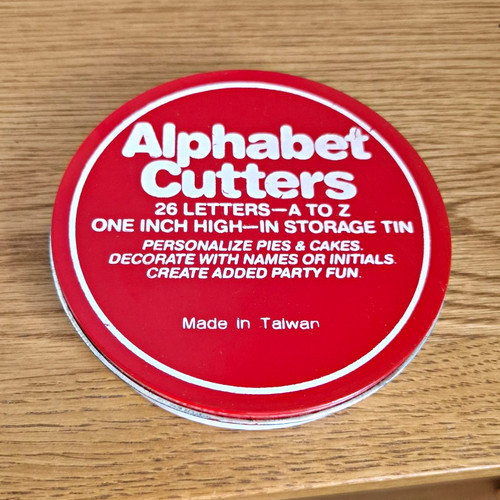 Alphabet cookie cutters - a-z,