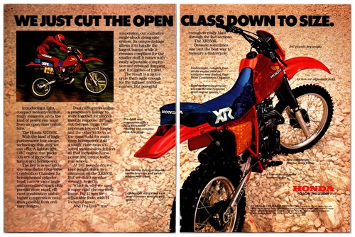 Vintage 1983 honda - vintage, xr