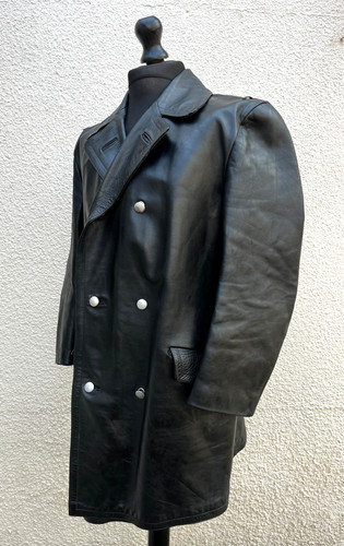 Ww2 1940s german black cowhide - ww2,