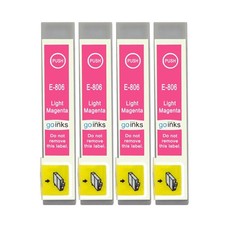 4 Light Magenta Ink Cartridges